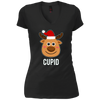 Image of Renne de Santa tee de costume de groupe de Noël de tee-shirt de Cupidon