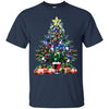 Image of Christmas Tree Wine Glass - Merry Xmas Shirt Tee
