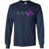 Image of ALZHEIMER'S ALWAYS IN MY HEARTBEAT TEE SHIRTS