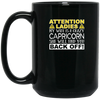 Image of Attention Ladies My Wife Is A Crazy Capricorn Funny T-Shirt