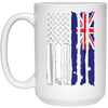 Image of American Australia Patriotic Flag T-shirt