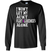 Image of Alzheimer's Awareness T Shirt For Aunts Purple Ribbon Tee