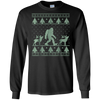 Image of Bigfoot Ugly Christmas Sweater T-Shirt, Funny Sasquatch Gift