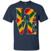 Image of Africa map regae rasta colors Africa map t-shirt
