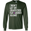 Image of Alzheimer's Awareness Tee For Grandfather Purple Ribbon Tees