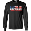 Image of American US Flag Veteran Gift Long Sleeve Shirt for Patriots