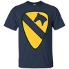 Image of Army 1st Cavalry Division Patch Military Veteran T-Shirt