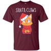 Image of Santa Claws Cat Lovers Long Sleeve Shirt