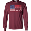 Image of American Flag Rhino Love Conservation Rhinoceros T-Shirt Fun