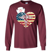 Image of American Flag Nursing Heart National Nurse Week T-shirt