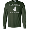 Image of A Little Hippie A Little Hood T-Shirt | Funny Care Free Tee