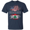 Image of American Grown With Lebanese Roots T-Shirt Lebanon Tee