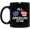 Image of America 4th of July Patriot Sunglass USA Flag Cool T-shirt