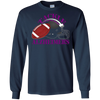 Image of Alzheimer Awareness Purple Ribbon T-Shirt For Football Fans