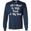 Image of All I Need Is Wifi Food & My Bed TShirt Teen Boys & Girls