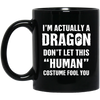 Image of "I'm Actually A Dragon" - Funny Halloween Costume T-Shirt