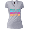Image of T-shirt de travail de carrière rétro vintage d'architecte