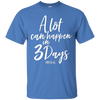 Image of A Lot Can Happen In 3 Days He Is Risen Shirt Easter Tee