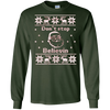Image of Santa T-Shirt: Don't Stop Believin Ugly Christmas Tee Gift