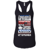Image of A Proud American Veteran Support Guns Troops Flag LS Shirt