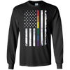 Image of American LGBT Pride LGBTQ Supporter Long Sleeve Tshirt