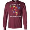 Image of autistic awareness Tshirt - kids puzzel aspergers wear