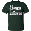 Image of Alzheimer's Awareness Shirt For Godfathers Purple Ribbon Tee