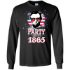 Image of Abraham Lincoln Shirt July 4th Party Like It's 1865 T Shirt