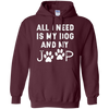Image of All I need is my dog and my jeep funny dog lover Tee Shirt