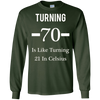Image of Funny Happy 70th Birthday T-Shirt for Men or Women