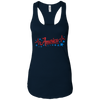 Image of America Heartbeat Shirt Red Blue Fourth of July Outfit Stars
