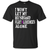 Image of Alzheimer's Awareness T-Shirt For Husbands Purple Ribbon Tee
