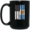 Image of American Argentinian Patriotic Flag T-shirt
