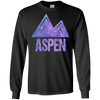Image of Aspen Colorado T-Shirt Watercolor Hiking Adventure