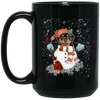 Image of Christmas Snowman Rottweiler Funny T-shirt