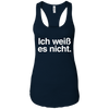 Image of "Ich Weiss Es Nicht" Funny German Teacher Student Shirt