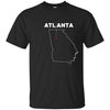 Image of Le tee-shirt D'ATLANTA avec le cœur | nous aimons ATL