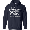 Image of Army Sister Eat Sleep Pray Repeat Shirt