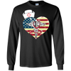 Image of American Flag Nursing Heart National Nurse Week T-shirt