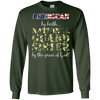 Image of American By Birth National Guard Sister Grace of God T-Shirt