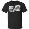 Image of American Flag T-Shirt With Elk Vintage Look