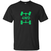Image of 4WD Retro Long Sleeve T-Shirt Offroad Overland 4x4 Green