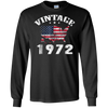 Image of American USA Flag Vintage 1972 Shirt 46th Birthday Gifts Tee