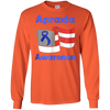 Image of Apraxia Awareness American Flag T shirt