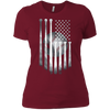 Image of American Flag Vintage Baseball Flag T-Shirt, Dad, Mom, Kid T