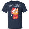 Image of Santa Claws Cat Lovers Long Sleeve Shirt
