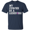 Image of Alzheimer's Awareness T-Shirt For Stepmother Purple Ribbon