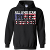 Image of 4th of July TShirt All American Police Officer Father's Day