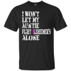 Image of Alzheimer's Awareness T Shirt For Aunties Purple Ribbon Tee