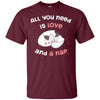 Image of All You Need Is Love And A Nap - Funny Cat Nap Shirt